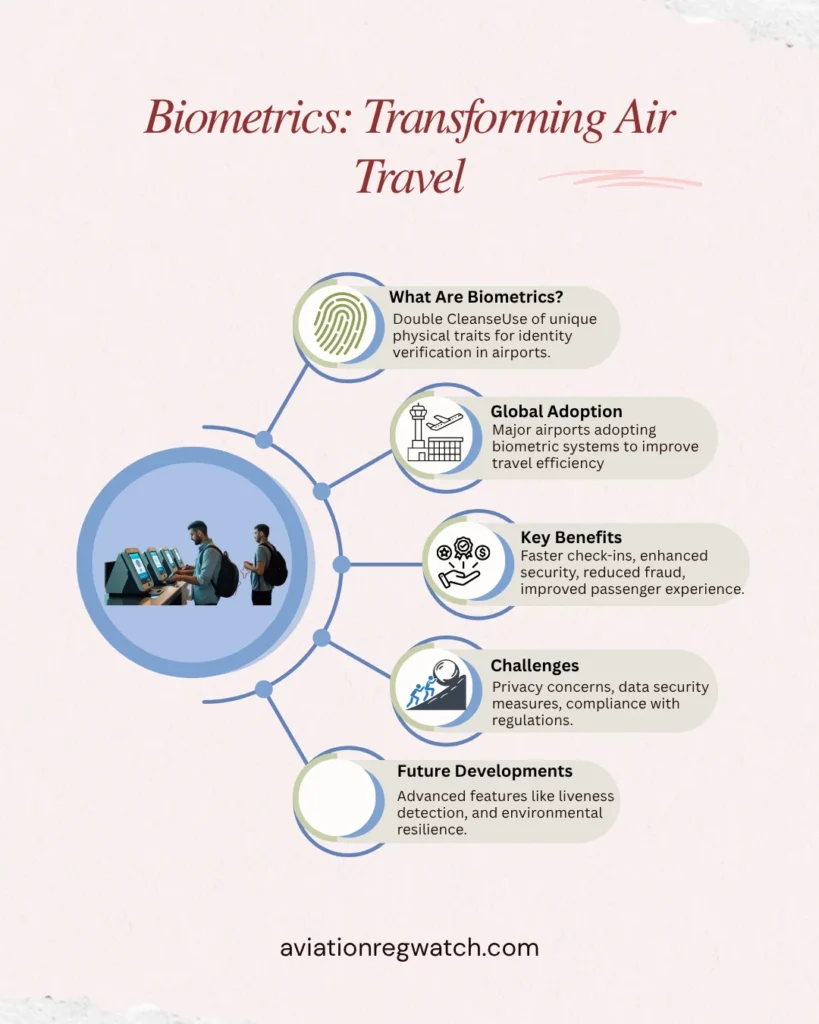 Biometrics in air travel