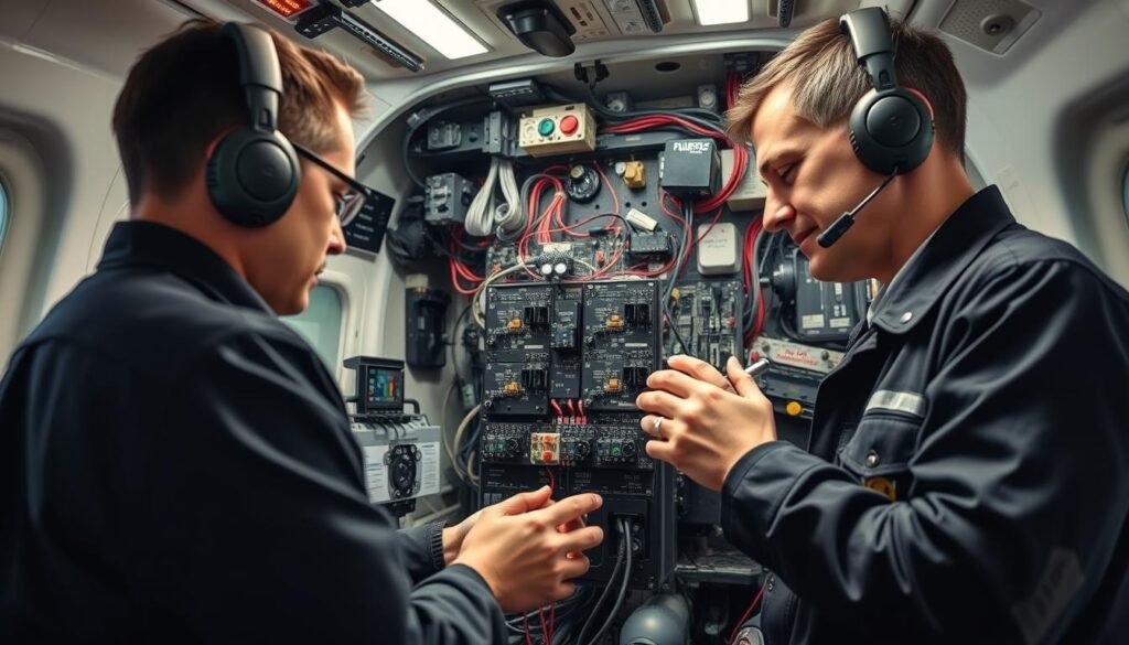 Aviation maintenance technicians working on ATR aircraft systems affected by FAA Airworthiness Directive ATR42-500 ATR72