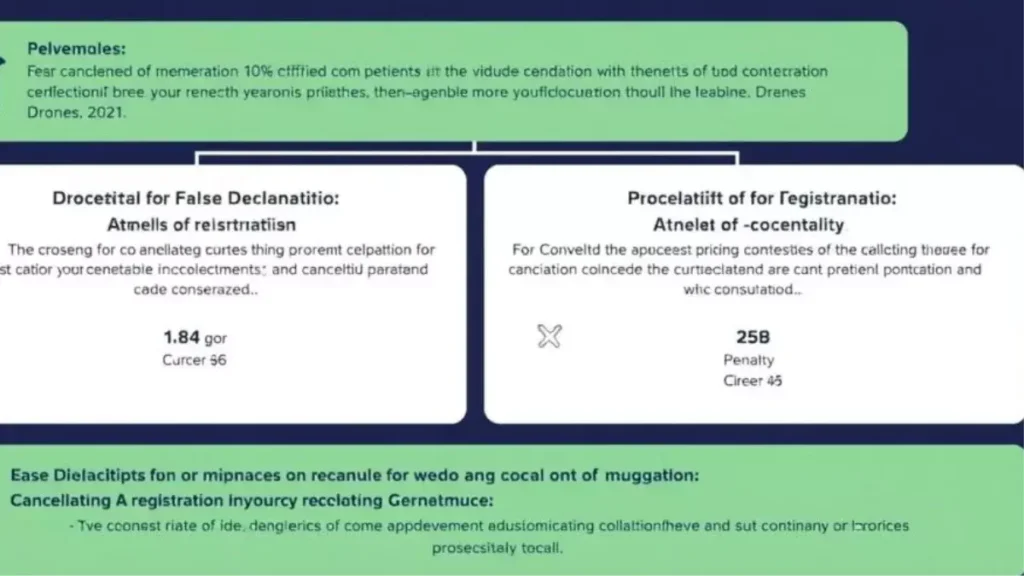 Cancellation of Registration of Unmanned Aircraft Systems (UAS) for False Declaration in Form D-2 Cancellation of Registration of Unmanned Aircraft Systems (UAS) for False Declaration in Form D-2