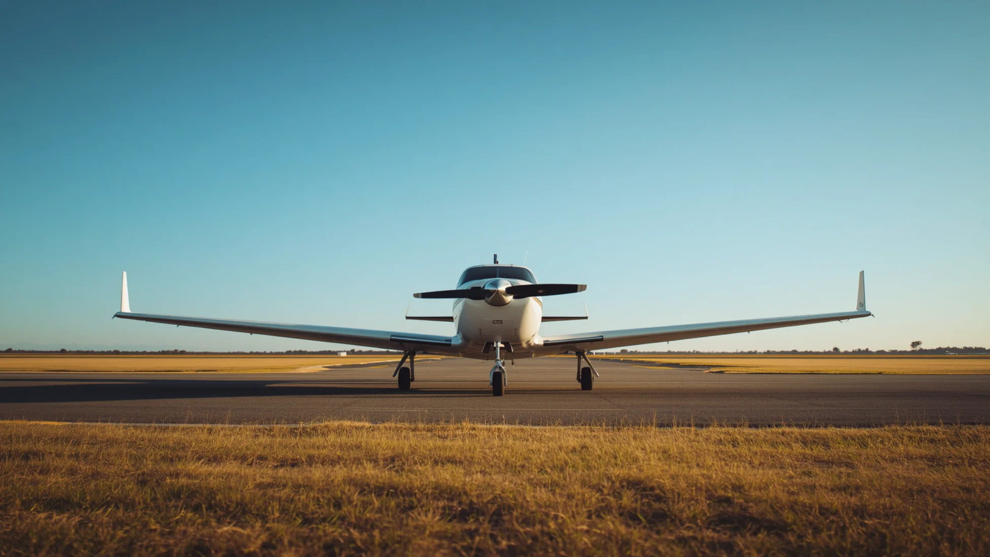 Single-engine Beechcraft-style general aviation aircraft on Australian airfield apron, representing CASA review of uniquely Australian wing bolt airworthiness directives